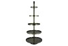 STORAGE SHELF BASIC FOIL GREEN 63X63X155CM