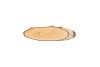NATURE BIRCH SLICE OVAL D6-9CM / L10-15CM X 2CM NM