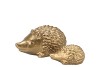 HEDGEHOG GLAZE SAND 16X9X8CM NM