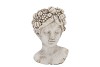 CONCRETE FRUIT FACE POT 23X22X34CM