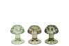 NOVA GREEN T-LIGHT MUSHROOM STRUCTURE ASS 8X8X9CM