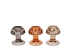 NOVA WOODS BROWN T-LIGHT MUSHROOM STRUCTURE ASS 8X8X9CM