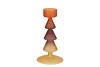 NOVA AUTUMN SPICES CANDLE HOLDER TRICOLOR 9X9X17CM NM