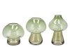 NOVA GREEN VASE MUSHROOM NARROW TRICOLOR 13X13X20CM NM