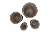 RATTAN KUBOO NATURAL CIL S/4 23X40/27X45//34X50/40X55CM NM