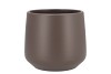 CERAMIC BROWN/TAUPE MATT POT BERLIN 16CM NM