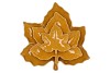 LEAF MAPLE PLATE YELLOW 11X11X3CM NM