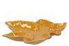 LEAF MAPLE PLATE YELLOW 24X24X4CM NM