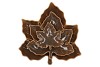 LEAF MAPLE PLATE OLIVE 11X11X3CM NM