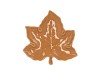 LEAF MAPLE PLATE BROWN 18X18X4CM NM