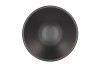 CERAMIC BOWL MAT ZWART FLAT ROUND 33X9CM NM