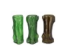 ROMAN GREEN MIX TREE VASE ASS 11X9X19CM NM