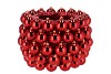 CHRISTMASBALL RED POT 29X29X20CM NM