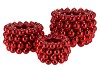 CHRISTMASBALL RED POT 29X29X20CM NM