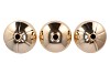 CHRISTMASBALL GOLD SINGLE VASE ASS 19X19X17CM NM