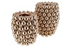 CHRISTMASBALL GOLD VASE 27X27X33CM NM