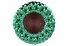 CHRISTMASBALL GREEN VASE 30X30X39CM NM