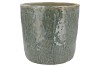 IRON STONE BLUE GLAZED POT 30X28CM