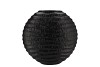 INGA JADA BLACK OVAL VASE WAVE 31X12X30CM NM