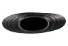 INGA JADA BLACK OVAL VASE WAVE 51X17X50CM NM