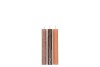 CANDLE FROSTY TAPER WOODS BROWN MIX 2X15CM