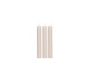 CANDLE FROSTY TAPER IVORY MIX 2X15CM