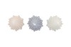 CANDLE FROSTY X-MAS TREE GREY MIX 8X16CM ASS NM