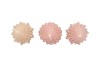 CANDLE FROSTY X-MAS TREE WARM SAND MIX 8X16CM ASS