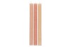 CANDLE FROSTY TAPER WARM SAND MIX 2X25CM