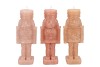 CANDLE FROSTY NUTCRACKER WARM SAND MIX 7X7X20CM