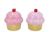 CANDY DECORATION PINK/LILA MIX DONUT JAR ASS 12X12X14CM