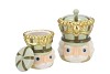 CANDY NUTCRACKER GREEN JAR 12X12X15CM