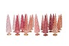 TWINKLE SWEETS PINK MIX GLASS TREE SHINY ASS 9X25CM NM