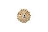 SPARKLE CHAMPAGNE TREE XMAS BALL 14X32CM