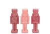 CANDLE FROSTY NUTCRACKER SWEETS PINK MIX 4X4X12CM