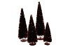 SPARKLE SEQUINS BRONZE TREE 15X40CM NM