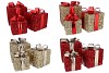 SPARKLE GIFTBOX RED LED S/3 15X18/20X23/25X28CM