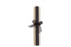 CANDLE FROSTY TAPER GOLD SAND MIX 2X25CM