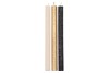 CANDLE FROSTY TAPER GOLD SAND MIX 2X25CM