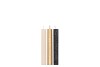 CANDLE FROSTY TAPER BLACK MIX 2X15CM