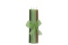 FROSTY GREEN MIX TAPER CANDLE 2X15CM