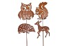 RUSTY GARDENSTICK AUTUMN ASS 15X25X80CM