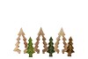PINE TREE 3D GREEN 15X10X3CM NM
