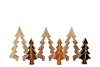 PINE TREE 3D WOODS BROWN 20X13X3CM NM