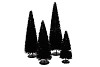 SPARKLE SEQUINS BLACK TREE 15X40CM NM