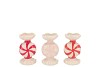 CANDY MILL WHITE MIX VASE ROUND ASS 9X9X15CM