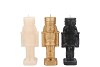 CANDLE FROSTY NUTCRACKER BLACK MIX 4X4X12CM