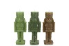 CANDLE FROSTY NUTCRACKER GREEN MIX 4X4X12CM
