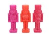 CANDLE FROSTY NUTCRACKER FUCHSIA MIX 7X7X20CM