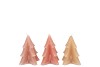 CANDLE FROSTY PINE TREE WARM SAND MIX 6X8CM ASS